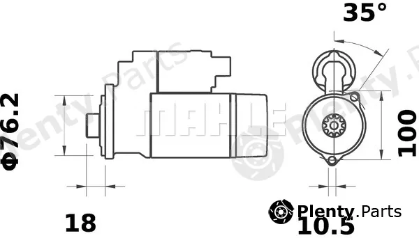 Mahle MS116 — Starter