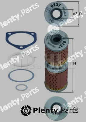 Mahle OX37D — Oil Filter