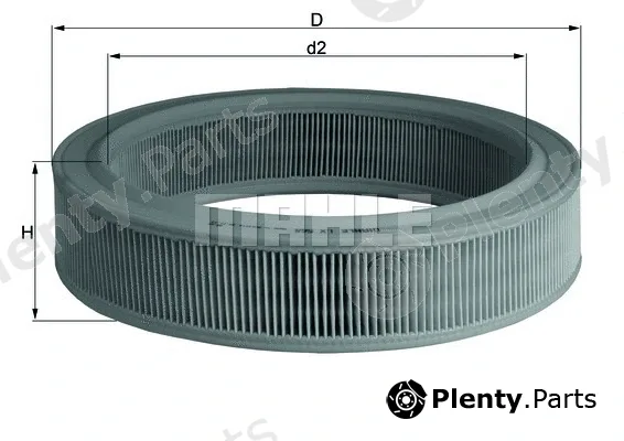 Mahle LX568 — Air Filter