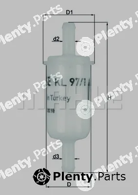 Mahle KL97/1OF — Fuel Filter