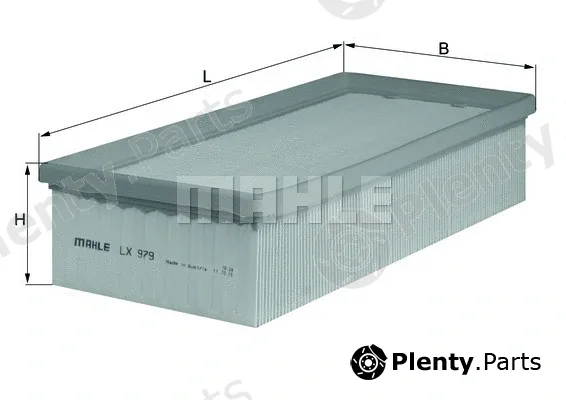 Mahle LX979 — Air Filter