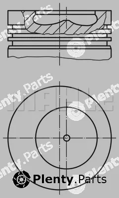 Mahle 0093400 — Piston