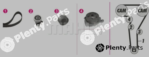 Mahle CPK79000P — Water Pump & Timing Belt Kit BEHR *** PREMIUM LINE ***