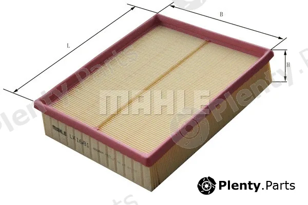 Mahle LX1681 — Air Filter