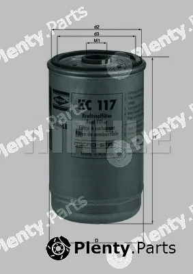 Mahle KC117 — Fuel Filter