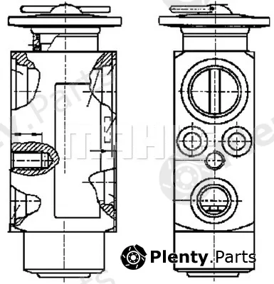 Mahle AVE88000P — Expansion Valve, air conditioning BEHR *** PREMIUM LINE ***