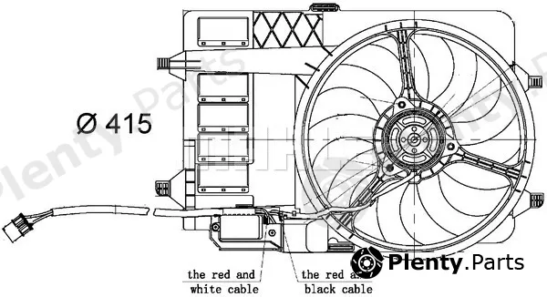 Mahle CFF30000S — Fan, engine cooling BEHR