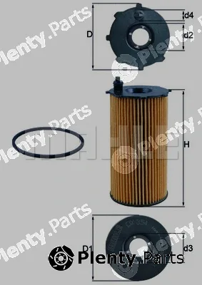 Mahle OX354D — Oil Filter
