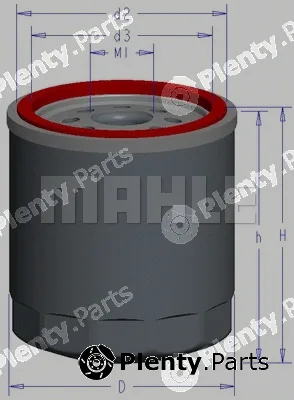 Mahle OC611 — Oil Filter