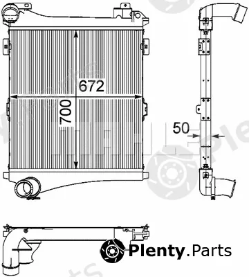 Mahle CI179000P — Charge Air Cooler BEHR *** PREMIUM LINE ***