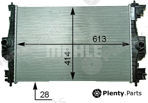 Mahle CR2121000P — Radiator, engine cooling BEHR *** PREMIUM LINE ***
