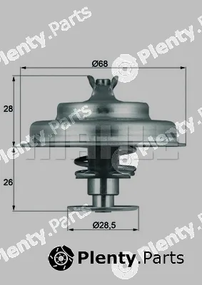 Mahle TX7580D — Thermostat, coolant BEHR