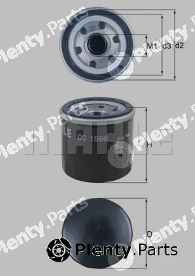 Mahle OC1566 — Oil Filter