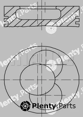 Mahle 771PI40072P00 — Piston