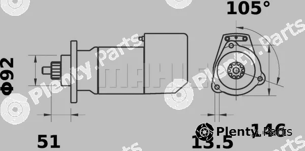 Mahle MS567 — Starter