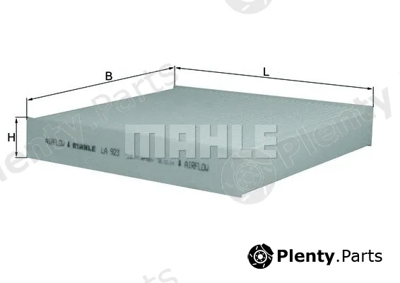 Mahle LA923 — Filter, cabin air