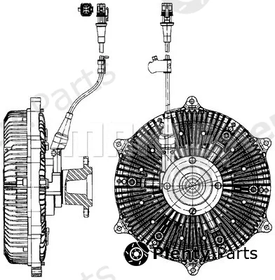Mahle CFC213000P — Clutch, radiator fan BEHR *** PREMIUM LINE ***