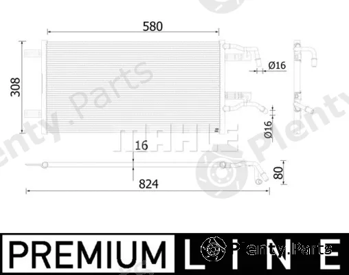 Mahle CR935000P — Radiator, engine cooling BEHR *** PREMIUM LINE ***