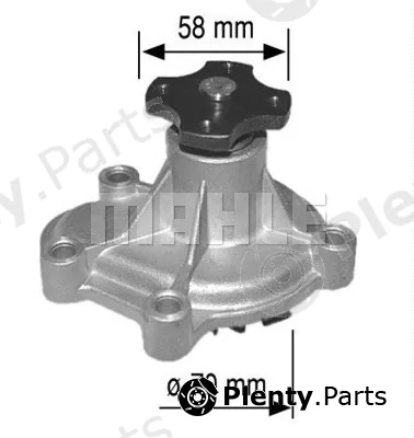 Mahle CP176000S — Water Pump, engine cooling BEHR