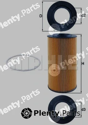 Mahle OX434D — Oil Filter