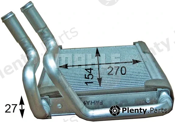 Mahle AH205000P — Heat Exchanger, interior heating BEHR *** PREMIUM LINE ***