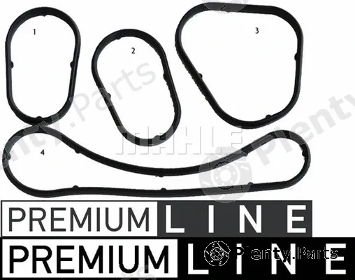 Mahle CX44000P — Gasket Set, oil cooler BEHR *** PREMIUM LINE ***