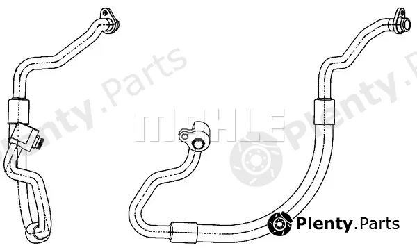 Mahle AP129000P — Low Pressure Line, air conditioning BEHR *** PREMIUM LINE ***