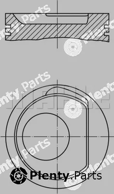 Mahle 0305100 — Piston