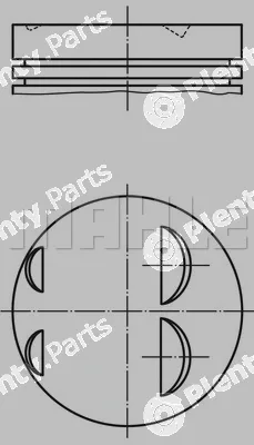 Mahle 0010300 — Piston