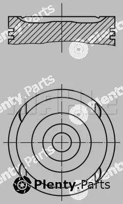Mahle 0117900 — Piston