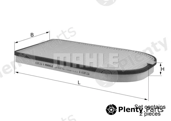 Mahle LA613/S — Filter, cabin air