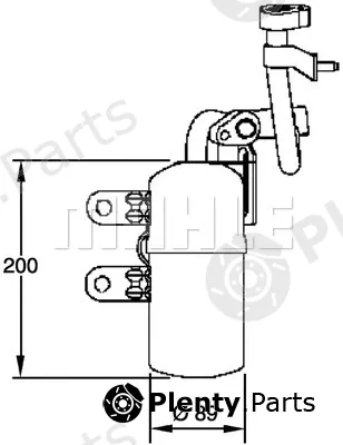 Mahle AD280000P — Dryer, air conditioning BEHR *** PREMIUM LINE ***