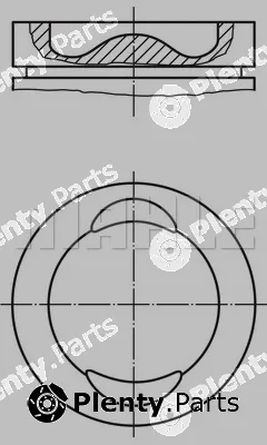 Mahle 0299800 — Piston