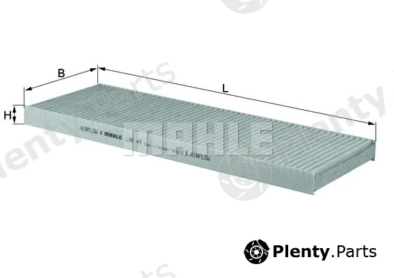 Mahle LAK49 — Filter, cabin air