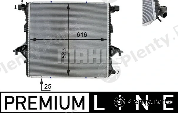 Mahle CR81000P — Radiator, engine cooling BEHR *** PREMIUM LINE ***