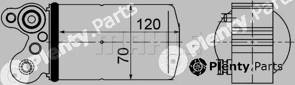 Mahle AD101000S — Dryer, air conditioning BEHR