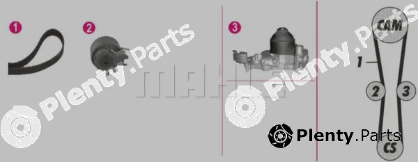 Mahle CPK27000P — Water Pump & Timing Belt Kit BEHR *** PREMIUM LINE ***