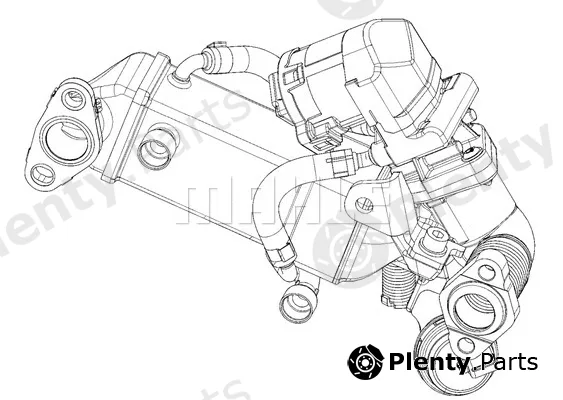 Mahle CE10000P — Cooler, exhaust gas recirculation BEHR *** PREMIUM LINE ***