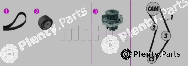 Mahle CPK129000P — Water Pump & Timing Belt Kit BEHR *** PREMIUM LINE ***