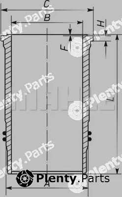 Mahle 001LW00141000 — Cylinder Sleeve
