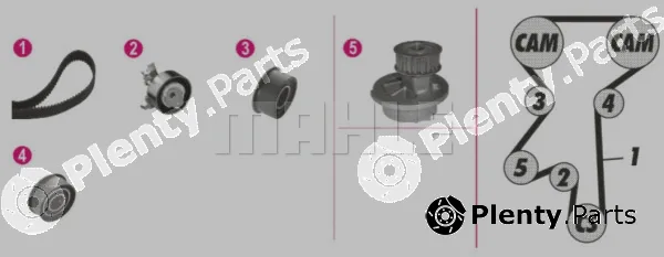 Mahle CPK61000P — Water Pump & Timing Belt Kit BEHR *** PREMIUM LINE ***