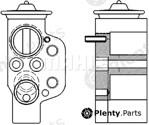 Mahle AVE115000P — Expansion Valve, air conditioning BEHR *** PREMIUM LINE ***