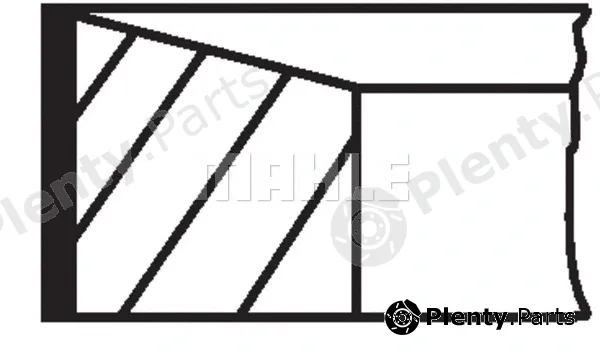 Mahle 021RS001190N0 — Piston Ring Kit