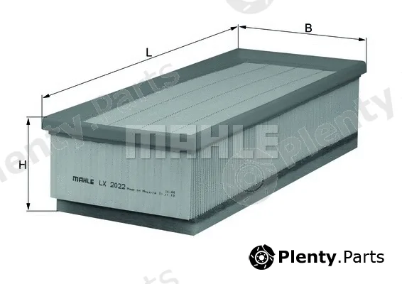 Mahle LX2022 — Air Filter