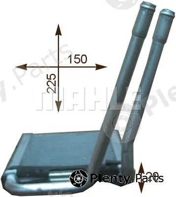 Mahle AH202000P — Heat Exchanger, interior heating BEHR *** PREMIUM LINE ***