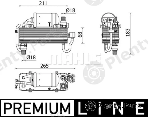 Mahle AC960000P — Condenser, air conditioning
