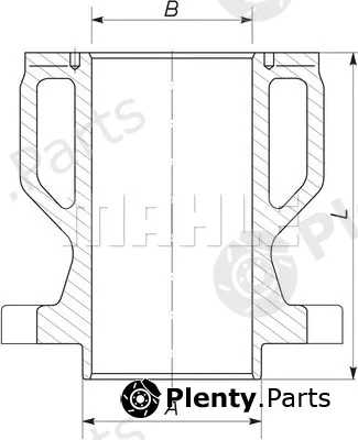 Mahle 004WN0500 — Cylinder Sleeve
