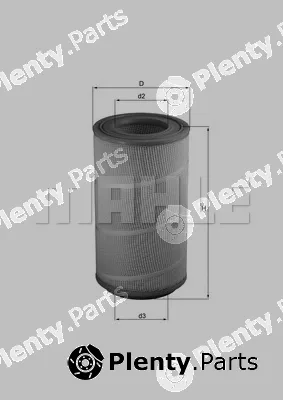 Mahle LX1025 — Air Filter
