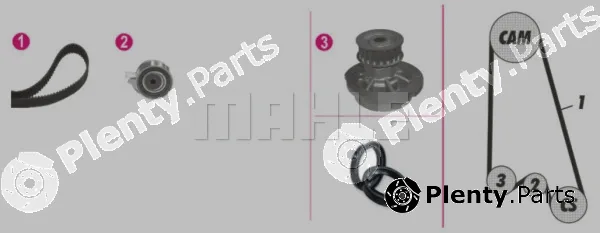 Mahle CPK64000P — Water Pump & Timing Belt Kit BEHR *** PREMIUM LINE ***