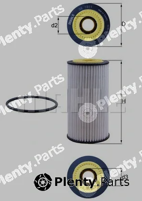 Mahle OX1311D — Oil Filter
